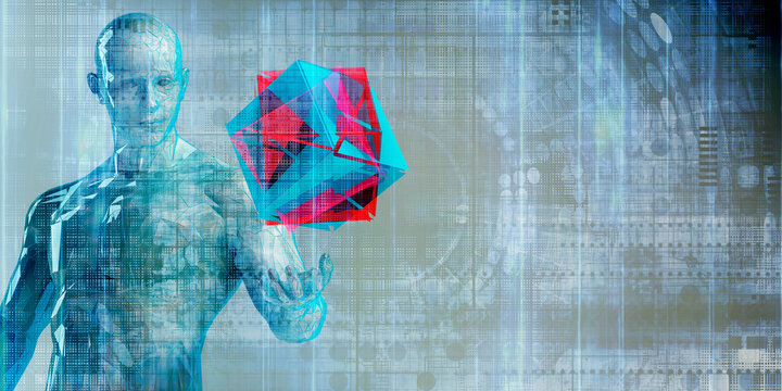 Abstract Background Depicting Machine Learning Algorithm Analysis