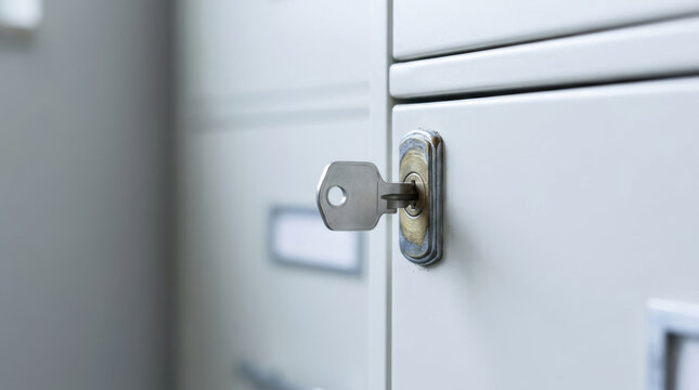 Medical privacy data secure lock file cabinet key document storage office cabinet