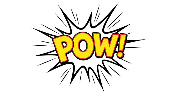 comic explosion pow effect