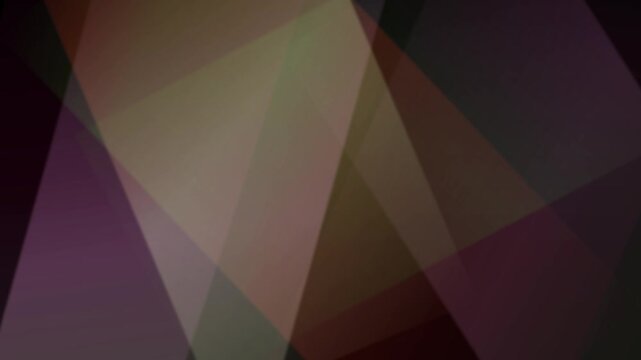 Translucent geometric shapes layer over a muted purple gradient background to create depth and modern visual texture.