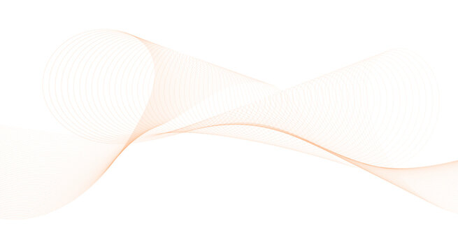 Innovation wave line background with smooth shape and pink white color. Beautiful waving line in white background color stock illustration