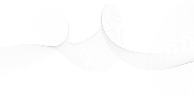 Abstract white background with flowing lines for futuristic concept. Dynamic waves. vector illustration