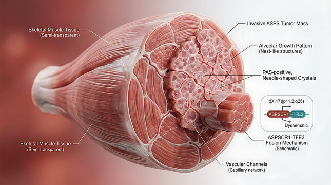 Rhabdomyosarcoma with PAX3-FOXO1 Fusion and Alveolar Growth Pattern