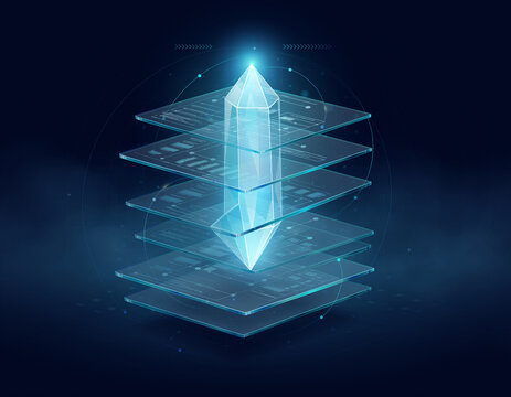 Transparent Relational SQL Database with Layered Glass Data Architecture