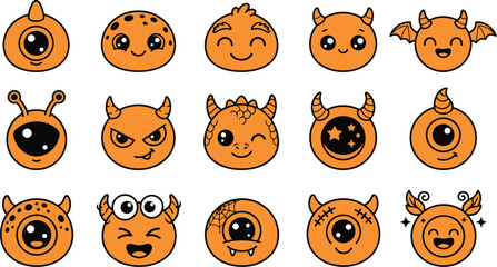 Fototapeta premium Halloween Magic Wand Vector Clipart Bundle | Witch Wand Icon Collection