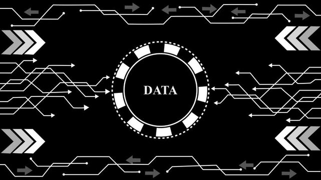 Business Statistics, Market Data And Infographics Layout/ 4k animation of a set of design business and market data analysis and reports.4k animation video