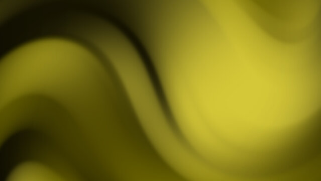 A slow-moving motion background featuring elegant waves of dark yellow and black, creating a fluid, silk-like texture. This cinematic animation is ideal for presentations, titles, and artistic overlay
