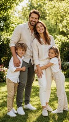 Fototapeta premium Joyful Family