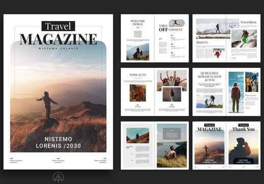 Travel Magazine Layout
