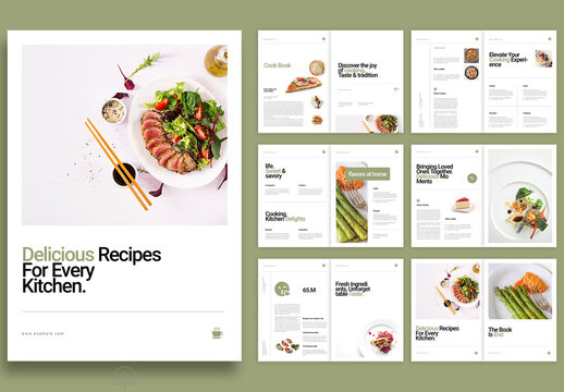 Cooking Recipe Book Layout
