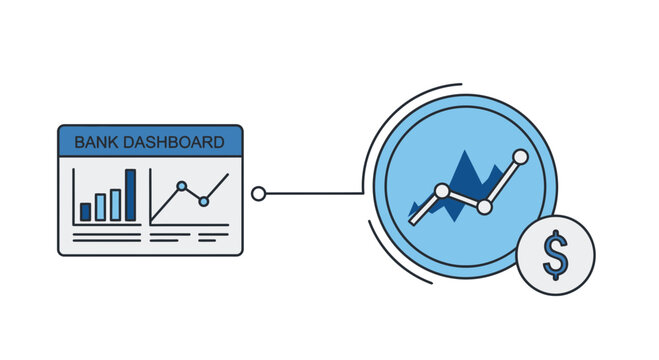 Financial data analysis and growth visualization