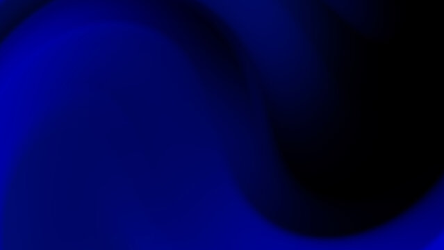 A smooth and seamless loop of deep navy blue abstract liquid waves moving gracefully, perfect for elegant corporate presentations or technological backgrounds.