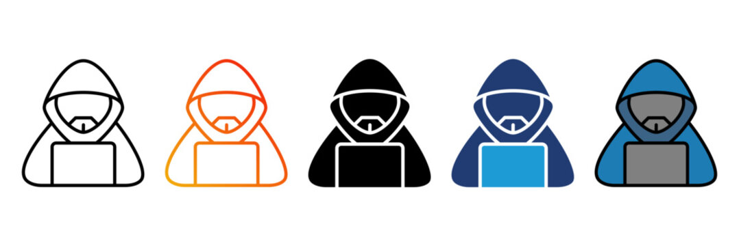 Hacker, computer, avatar, user, computing, crime, security, working, people, professions and jobs.