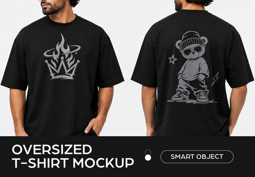 Oversized T-Shirt Mockup
