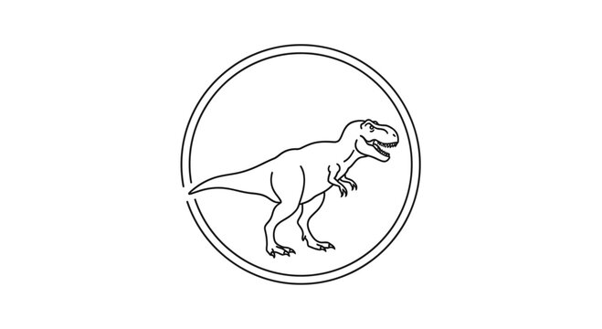 dinosaur t rex logo