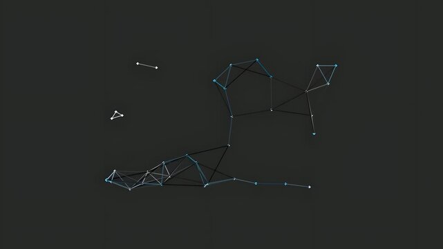 Abstract Network Connection Background Loop