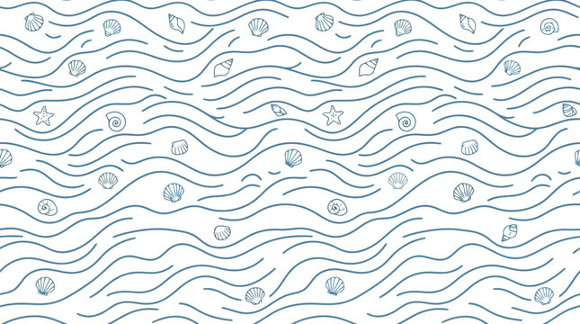 Blue wavy abstract water texture design