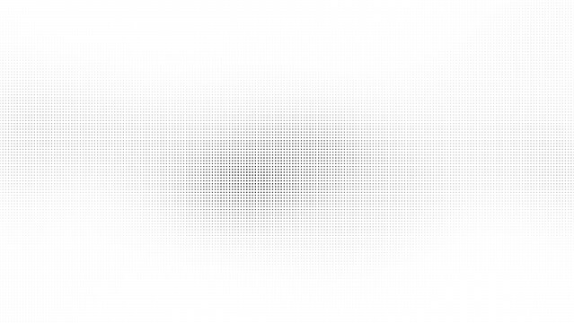 Abstract halftone pattern with radial dot gradient