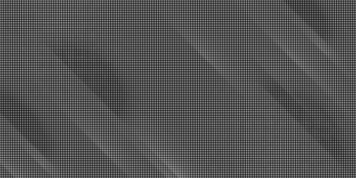 Minimal halftone dot grid pattern digital display texture background