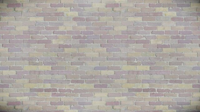 Muted brick wall pattern creates a seamless loop background texture.