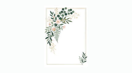 Elegant eucalyptus leaves hanging art design © EmayetHossen