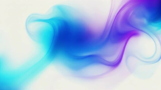 Abstract blurred blue and purple gradient shapes on a light background
