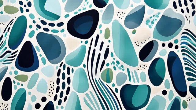 Digital retro teal blue texture abstract geometric pattern background