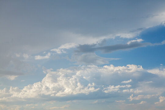 Sunny sky with clouds