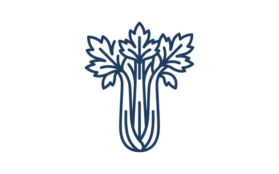 Celery Stalk Vector Icon