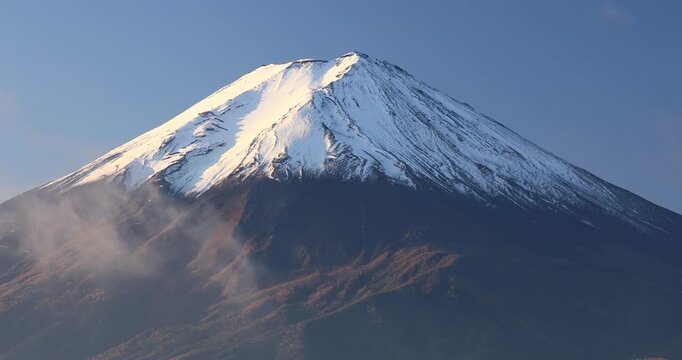 河口湖から富士山