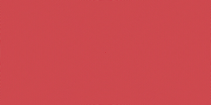 Abstract red background with white dotted lines. Geometric pattern with radial symmetry.