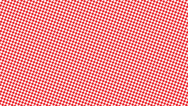   
Abstract red and white checkered seamless pattern with geometric square grid gingham style textile design vector background