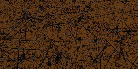 Fototapeta premium Abstract Brown Grunge Scratch Texture Background with Distressed Artistic Pattern
