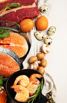 Composition with food products rich in zinc