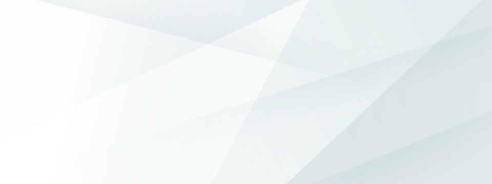 Abstract White Minimal Background Design with Soft Geometric Shapes, Ideal for Poster, Web Template, Banner, and Presentation