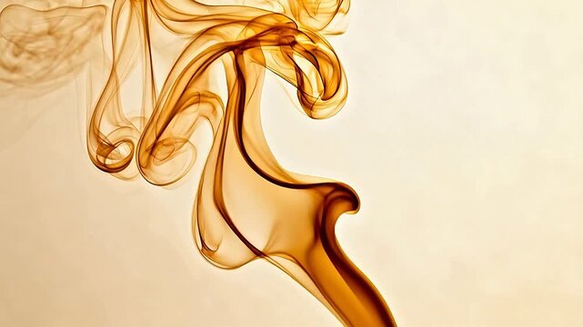 Abstract swirling smoke pattern