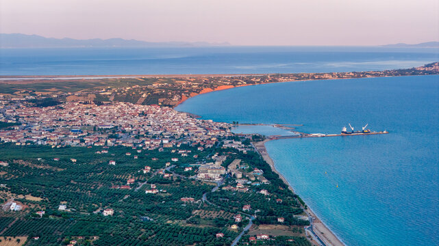 Nea Moudania Coastal Town and Harbor on Aegean Coast