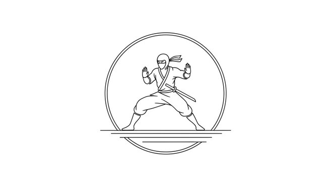 martial arts, karate fighter