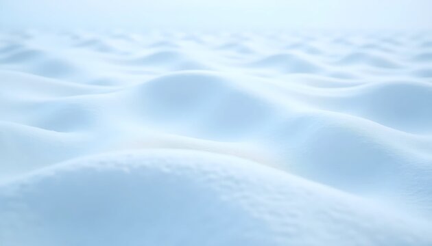 Wind Sculpted Snow Ridges Forming Natural Winter Patterns Generate AI