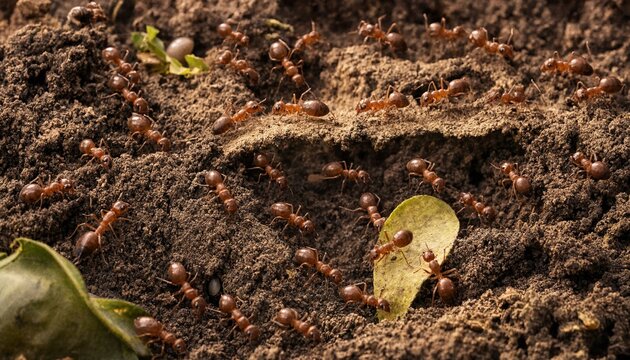 Ant superhighway ecosystem