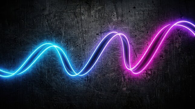Vibrant neon wave design for modern digital backgrounds and technology concepts Liquid, Abstract, Fluid, Gradient, Texture, Mesh