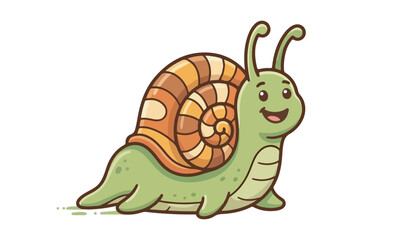 snail animal clipart vector illustration © Nayon