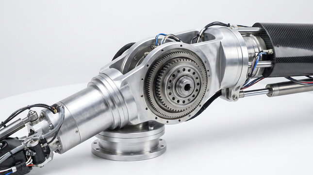 Advanced Robotic Arm for Industrial Automation and Manufacturing Processes Precision Engineering and Mechanical Innovation in Factory Production and Logistics Equipment