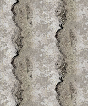 Seamless abstract pattern with organic flowing lines and stone like texture in beige greige and charcoal tones elegant natural background for wallpaper and textile design