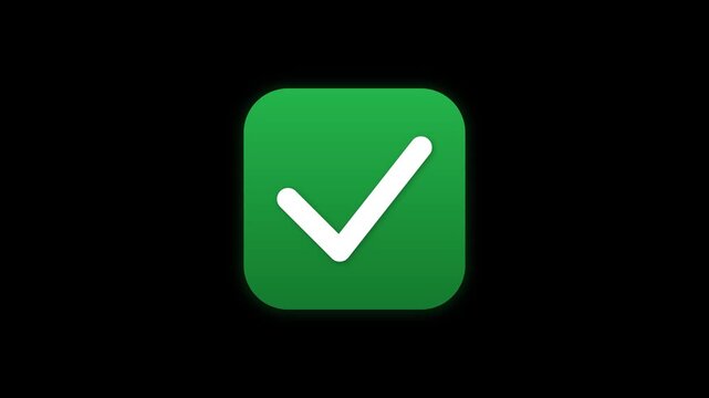 Minimalist Green Glowing App Icon Motion Graphics Loop Background for Technology UI