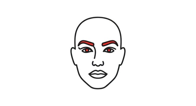 Facial Expression Eyebrow Movement Emotions.