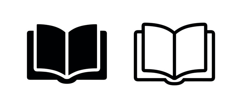 Open Book for Education and Reading Literature Icon