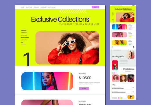 Fashion Store UI Template