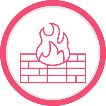 Firewall Vector Icon