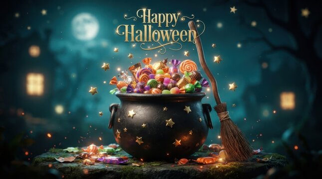 Magic Halloween Cauldron